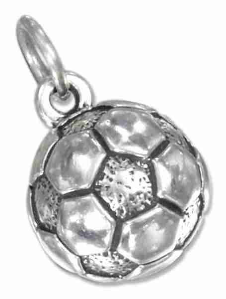Hollow Half Soccer Ball Charm Hollow Half Soccer Ball Charm