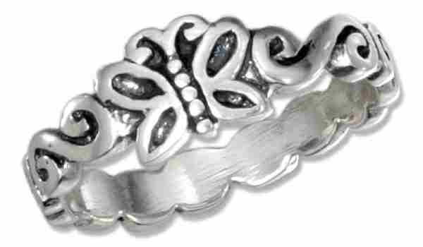 Small Butterfly Ring Small Butterfly Ring