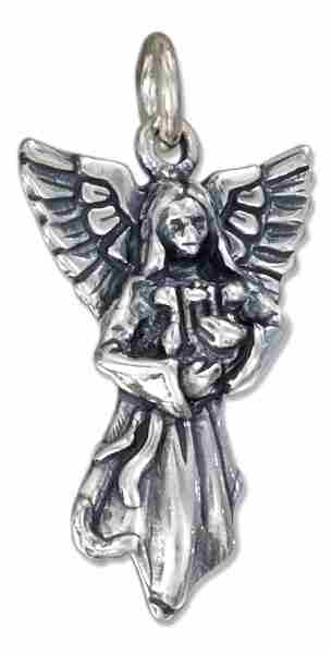 3D Harping Angel Charm 3D Harping Angel Charm