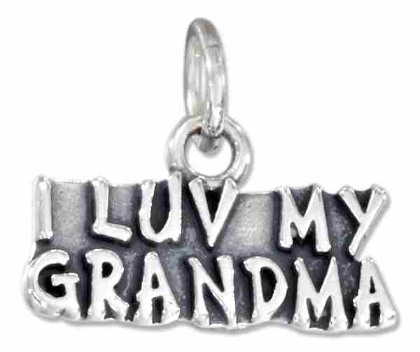 "I LUV MY GRANDMA" Charm "I LUV MY GRANDMA" Charm