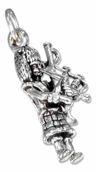 3D Scottish Bagpipe Player Charm 3D Scottish Bagpipe Player Charm