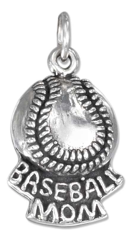 Baseball Mom Word Charm Baseball Mom Word Charm