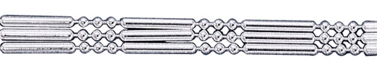 Bead Bar 3 Strand Chain Necklace Or Bracelet Bead Bar 3 Strand Chain Necklace Or Bracelet