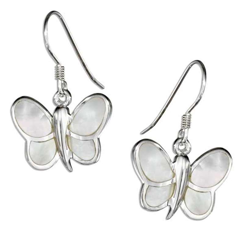 Sterling Silver Butterfly Earrings