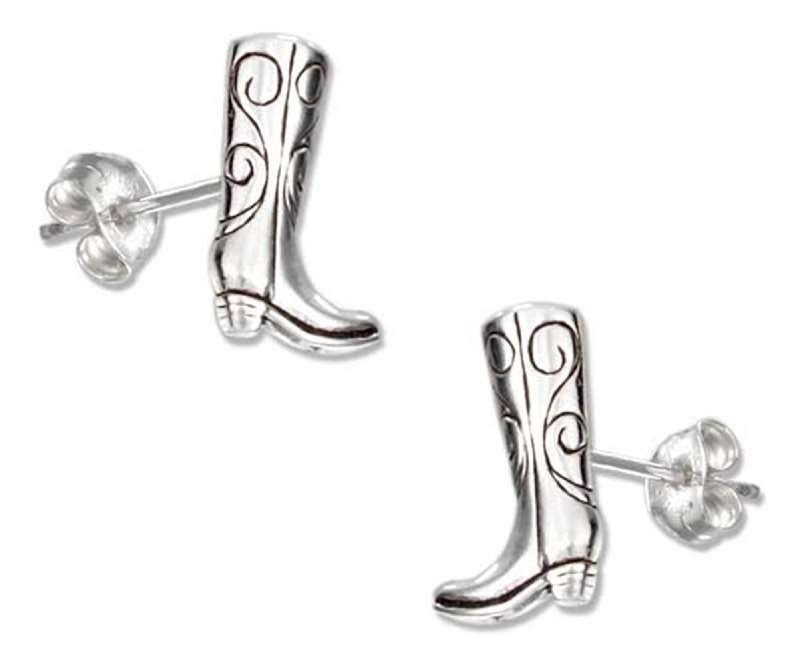 Cowboy Boot Post Earrings Cowboy Boot Post Earrings