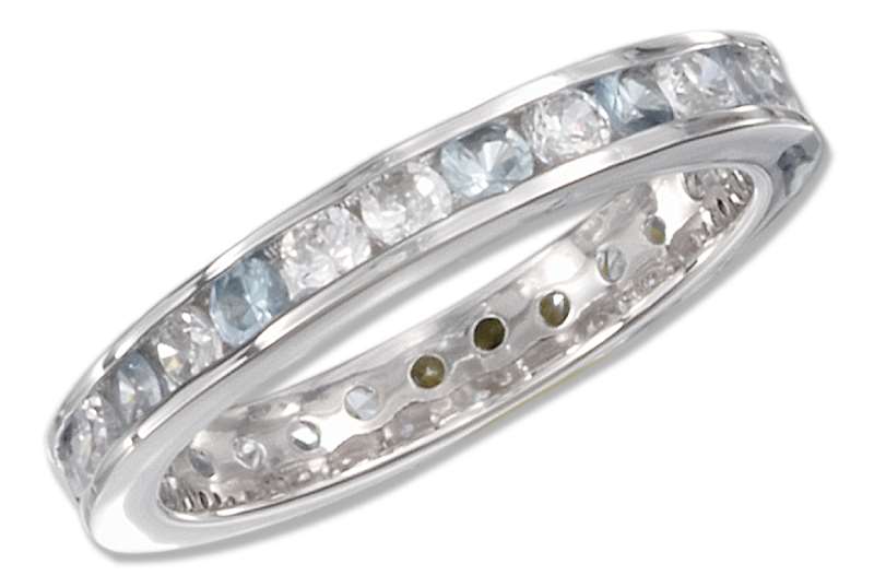 December Birthstone Eternity Ring December Birthstone Eternity Ring
