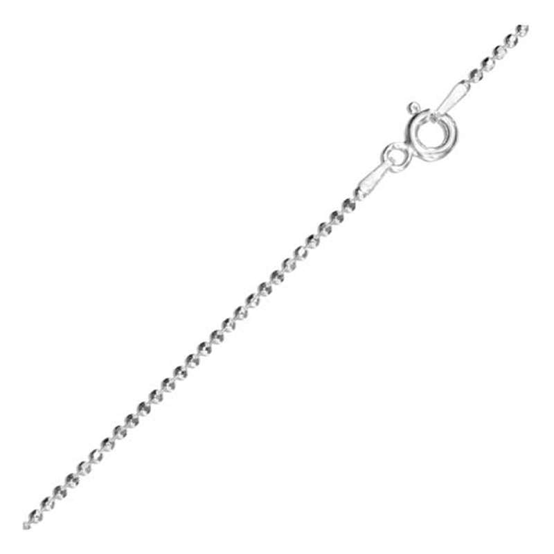 Diamond Cut Bead Chain Necklace Bracelet Ankle Anklet Diamond Cut Bead Chain Necklace Bracelet Ankle Anklet