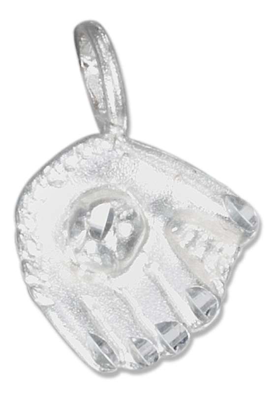 3D Baseball Glove Charm With Baseball In Mitt 3D Baseball Glove Charm With Baseball In Mitt