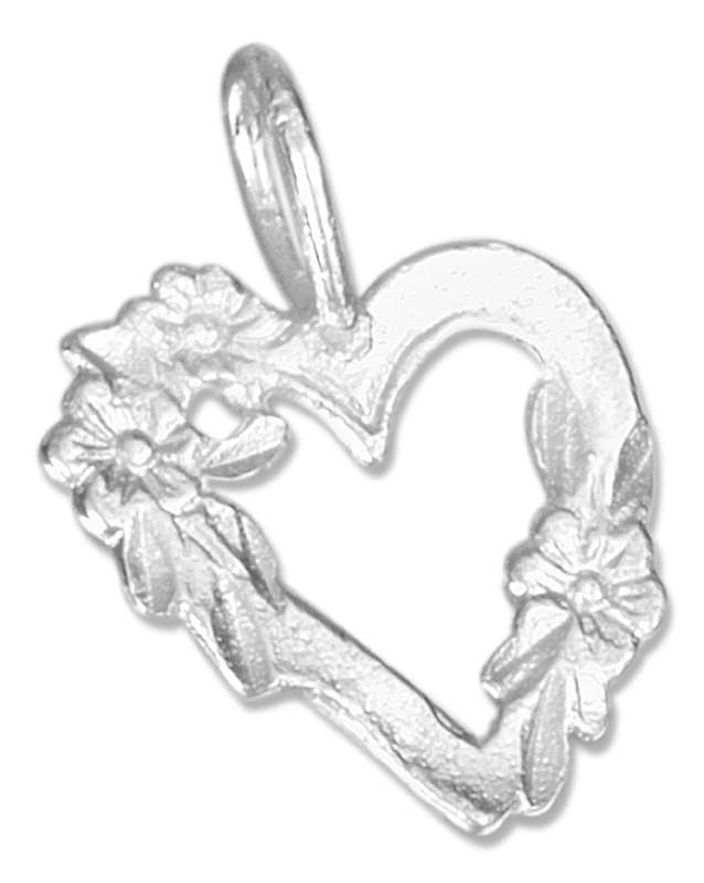 Heart Wrapped Flowers Pendant Heart Wrapped Flowers Pendant