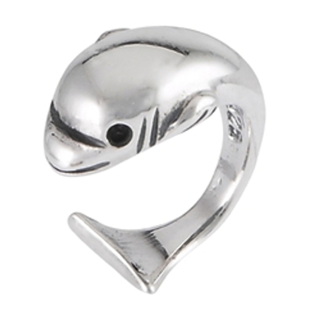 Nonpiercing 9mm Graduated High Polished Dolphin Ear Cuff Nonpiercing 9mm Graduated High Polished Dolphin Ear Cuff