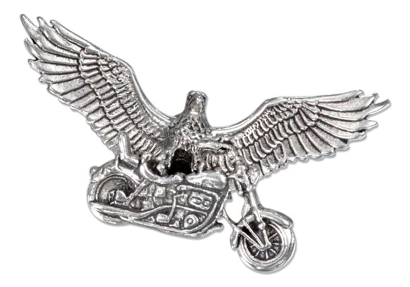 3D Eagle On Motorcycle Pendant 3D Eagle On Motorcycle Pendant