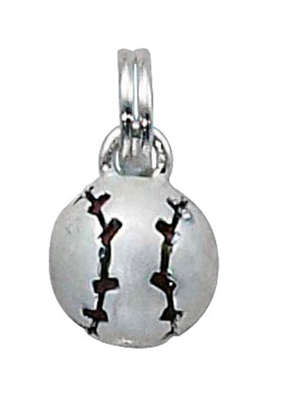 3D Enamel White Baseball Charm 3D Enamel White Baseball Charm