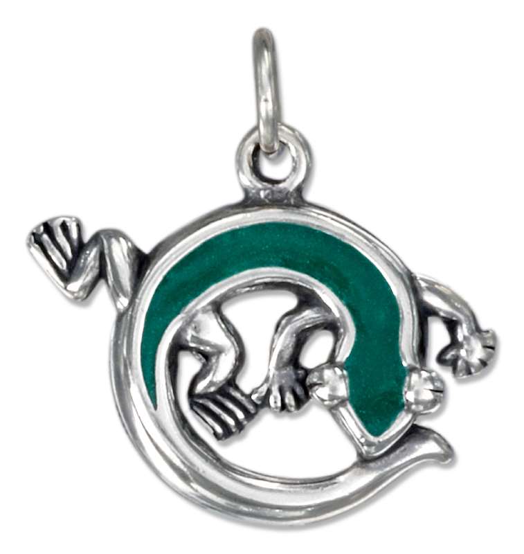 Enameled Lizard Charm Enameled Lizard Charm