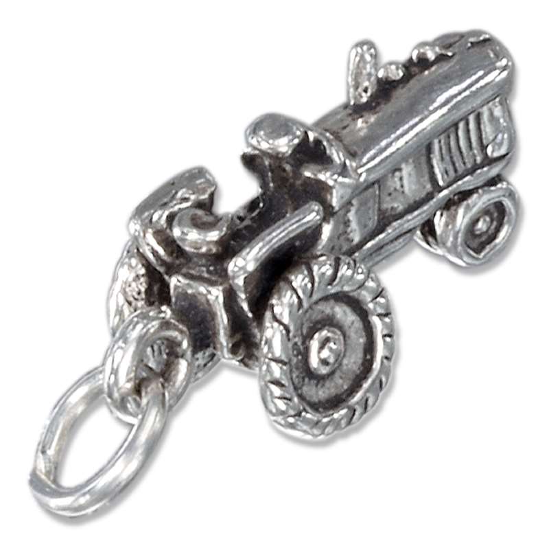 3D Old Farm Tractor Charm 3D Old Farm Tractor Charm