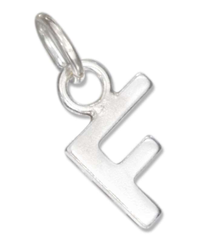 Lined Letter F Charm Lined Letter F Charm