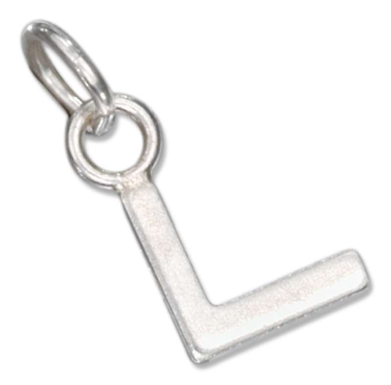 Lined Letter L Charm Lined Letter L Charm