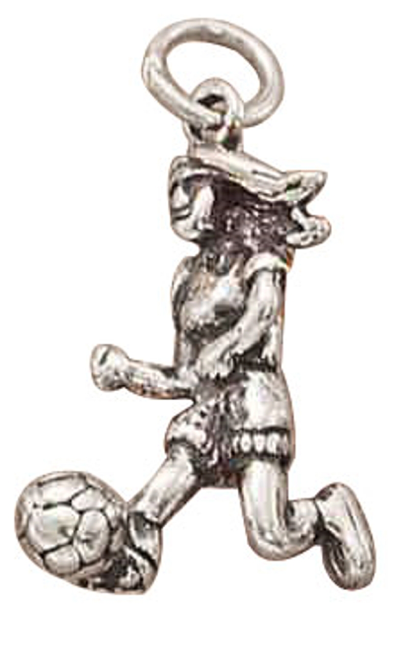 3D Running Girl Soccer Player Sports Charm Kicking Soccer Ball 3D Running Girl Soccer Player Sports Charm Kicking Soccer Ball