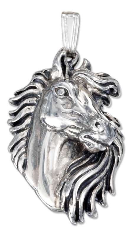 Mustang Horse Head Pendant Mustang Horse Head Pendant