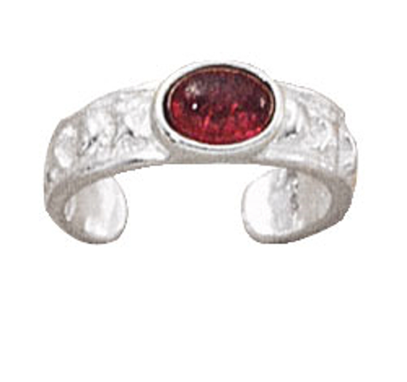 Love Kisses Garnet Toe Ring Love Kisses Garnet Toe Ring