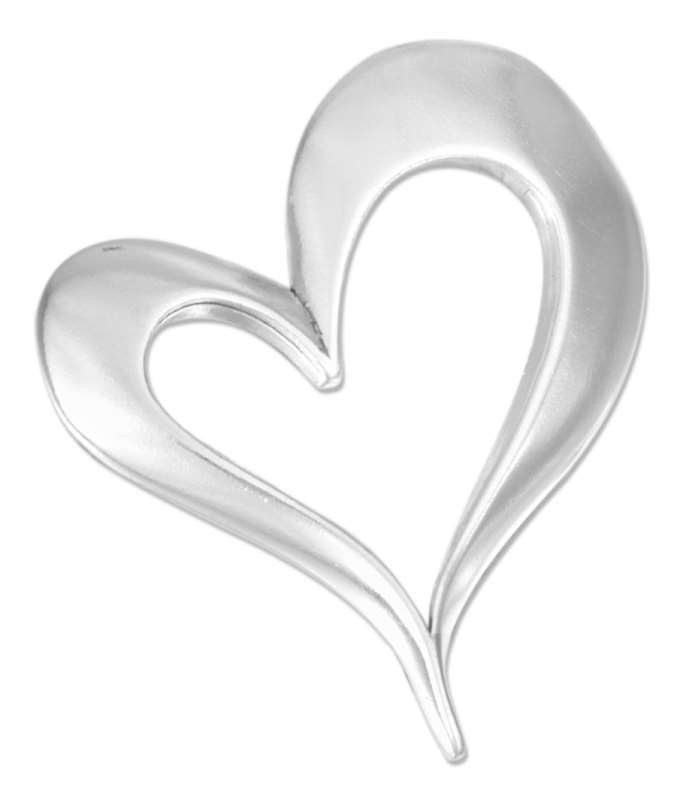 Irregular Heart Slider Pendant Irregular Heart Slider Pendant