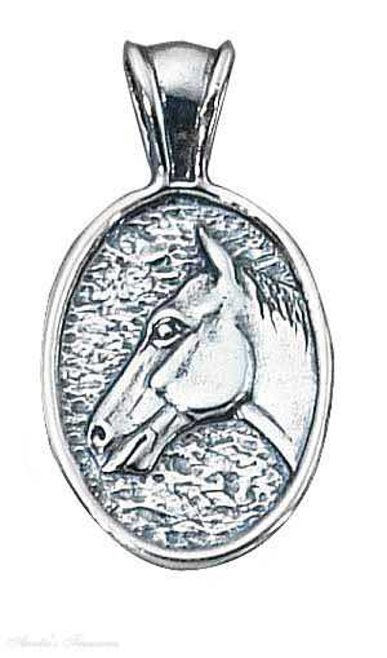 Oval Horsehead Pendant Oval Horsehead Pendant