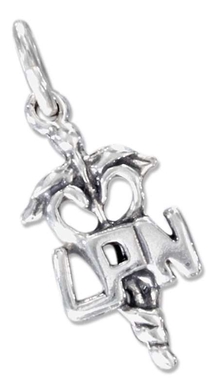 LPN Licensed Practical Nurse Medical Charm With Caduceus LPN Licensed Practical Nurse Medical Charm With Caduceus