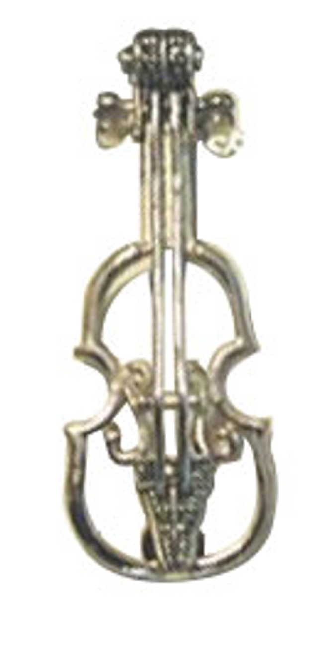 Marcasite Violin Or Fiddle Lapel Pin Brooch Marcasite Violin Or Fiddle Lapel Pin Brooch