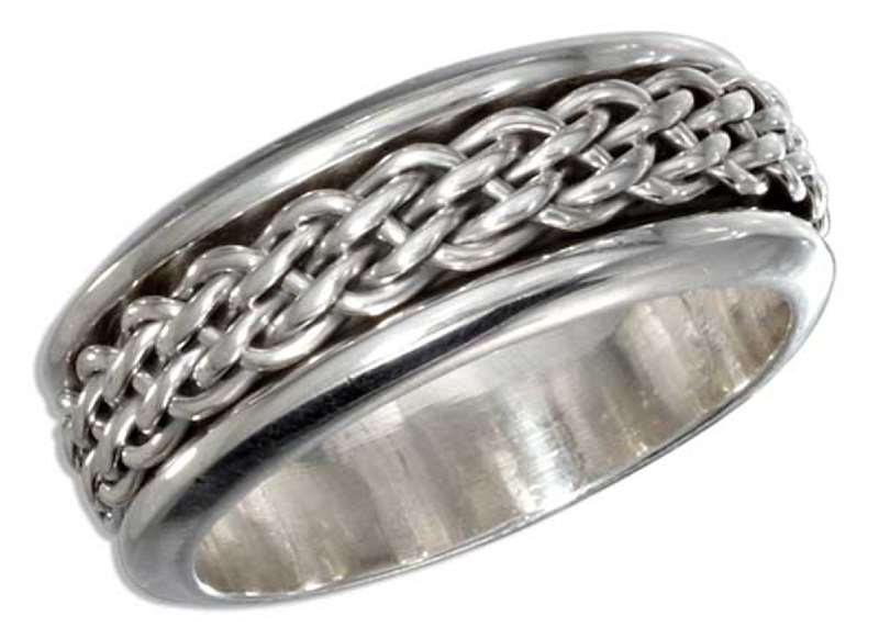 Men's Woven Spinner Ring Men's Woven Spinner Ring