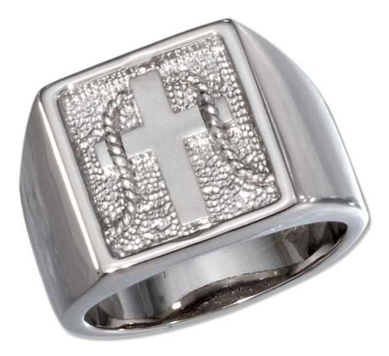 Men's Christian Religious Cross Ring Sash Men's Christian Religious Cross Ring Sash