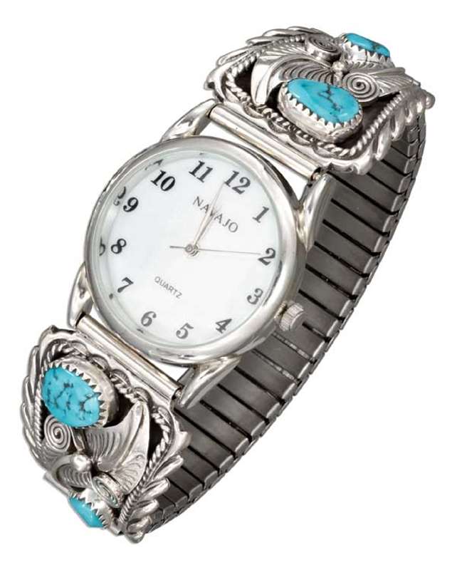 Men's Turquoise Nugget Watch Men's Turquoise Nugget Watch
