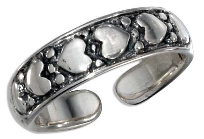 Hearts Toe Ring Hearts Toe Ring
