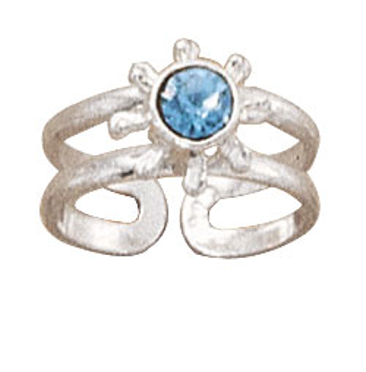 Blue Crystal Toe Ring Blue Crystal Toe Ring
