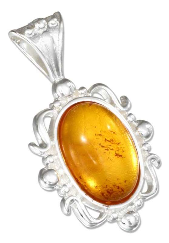 Honey Cognac Amber Pendant Honey Cognac Amber Pendant