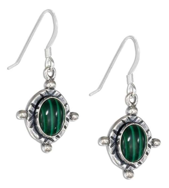 Malachite Dangle Earrings Malachite Dangle Earrings