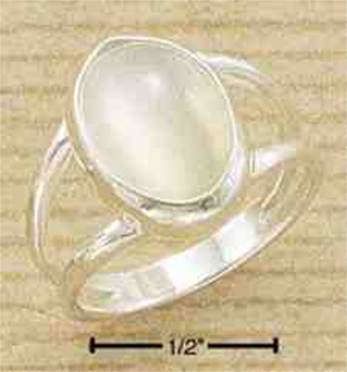 Split Shank Moonstone Solitaire Ring Split Shank Moonstone Solitaire Ring