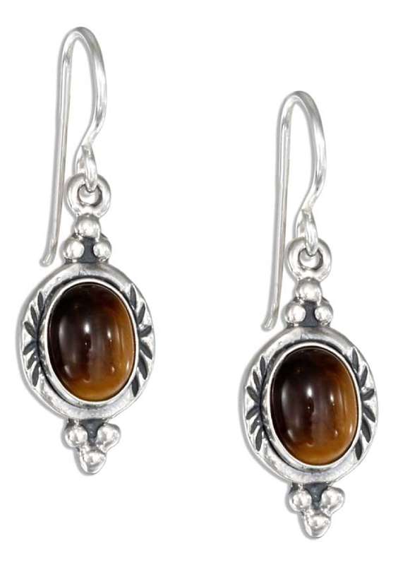 Tigereye Dangle Earrings Tigereye Dangle Earrings
