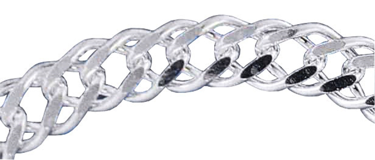 11mm Wide Rombo Chain Anklet Necklace Bracelet 11mm Wide Rombo Chain Anklet Necklace Bracelet
