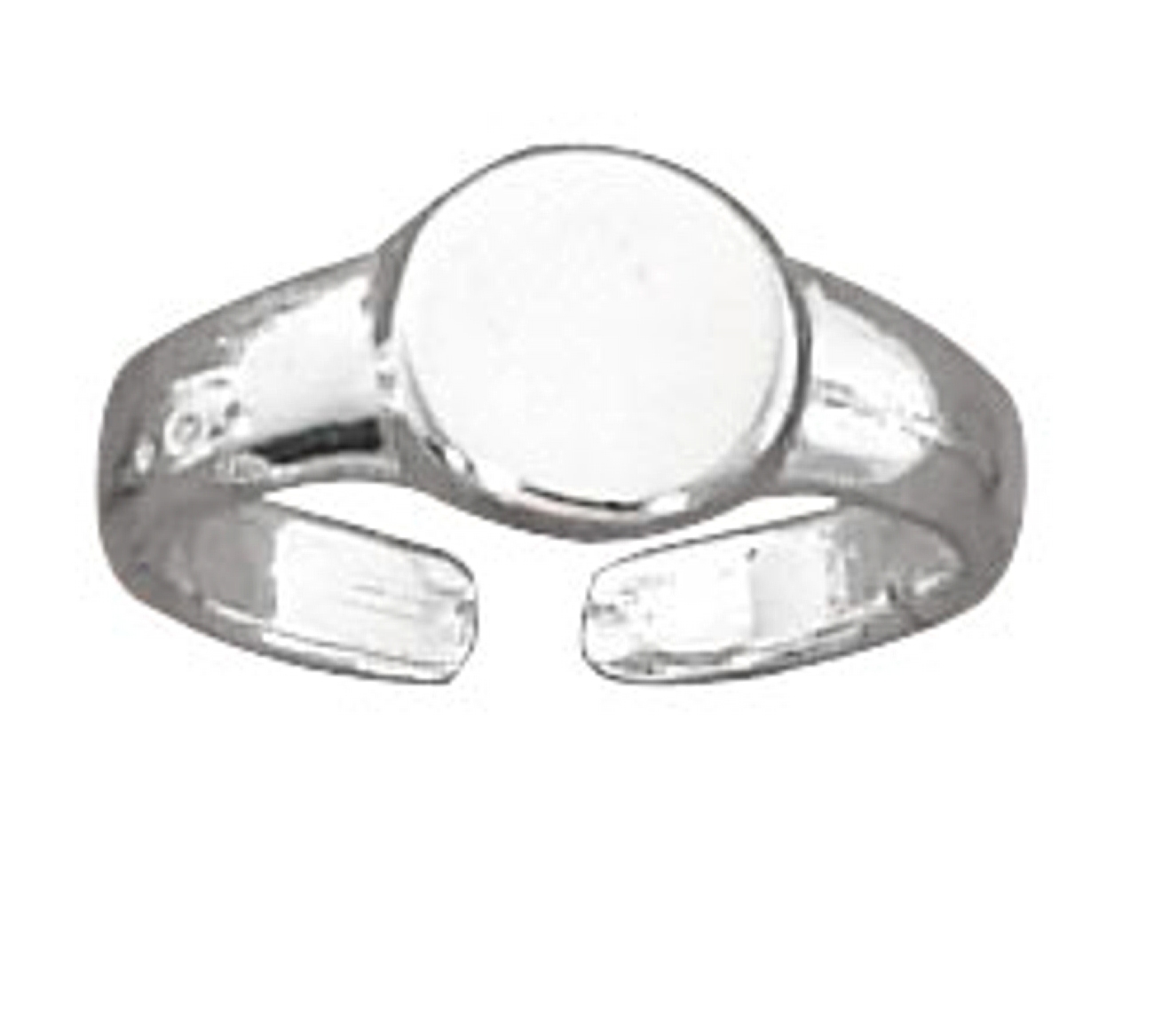 Plain Initial Toe Ring Plain Initial Toe Ring