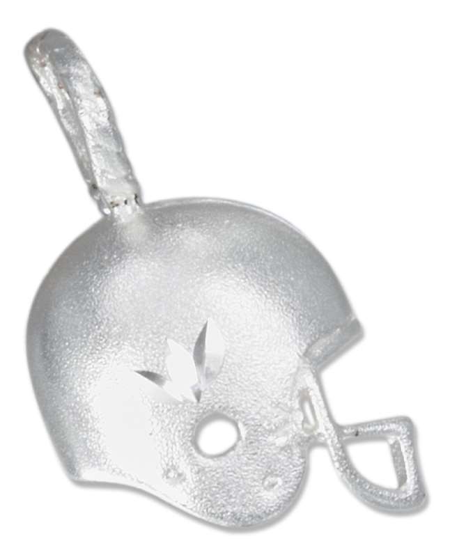 Partially 3D Football Helmet Pendant Partially 3D Football Helmet Pendant