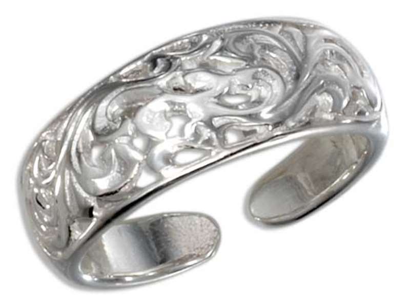 Scroll Designer Toe Ring Scroll Designer Toe Ring
