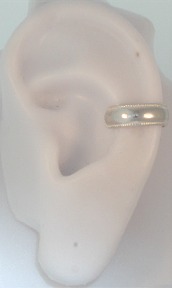 Scrolled Edge Plain Band Middle Ear Cuff Scrolled Edge Plain Band Middle Ear Cuff