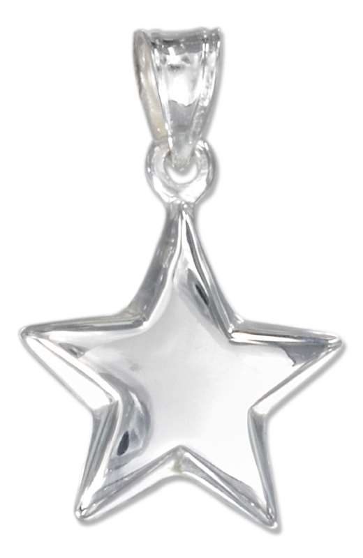 3D High Polished Star Pendant 3D High Polished Star Pendant