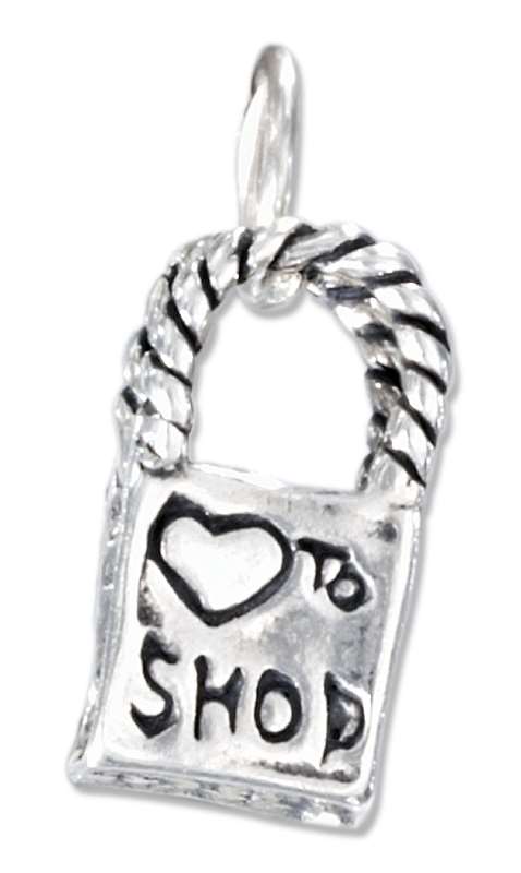 3D Shopping Bag Charm 3D Shopping Bag Charm