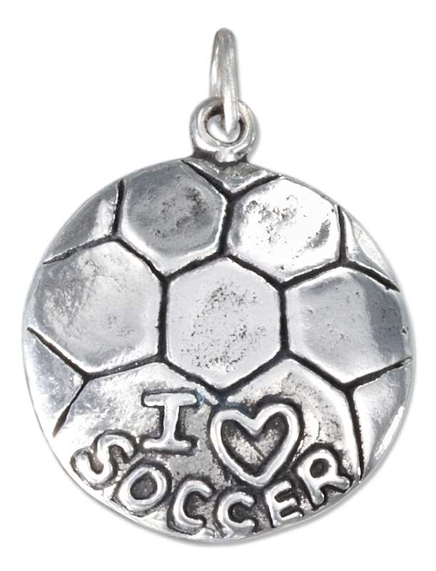 "I LOVE SOCCER" Charm "I LOVE SOCCER" Charm