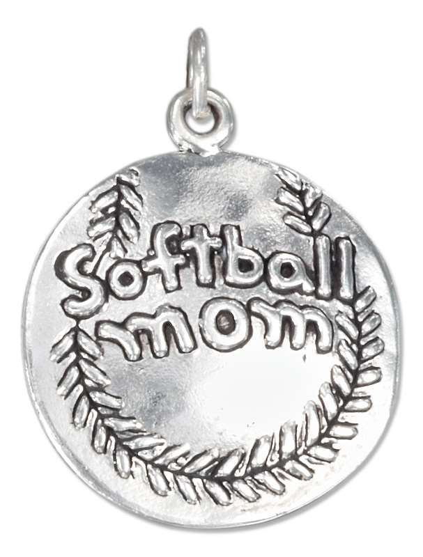 "Softball Mom" Charm "Softball Mom" Charm
