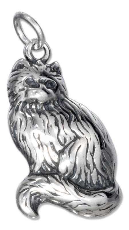 Adult Long Hair Furry Fuzzy Cat Charm Adult Long Hair Furry Fuzzy Cat Charm
