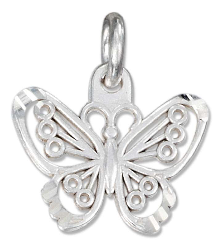 Small Filigree Butterfly Charm Small Filigree Butterfly Charm