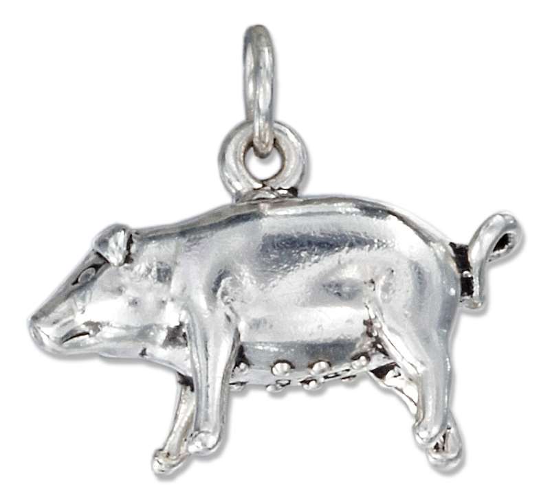 3D Plump Pig Charm 3D Plump Pig Charm
