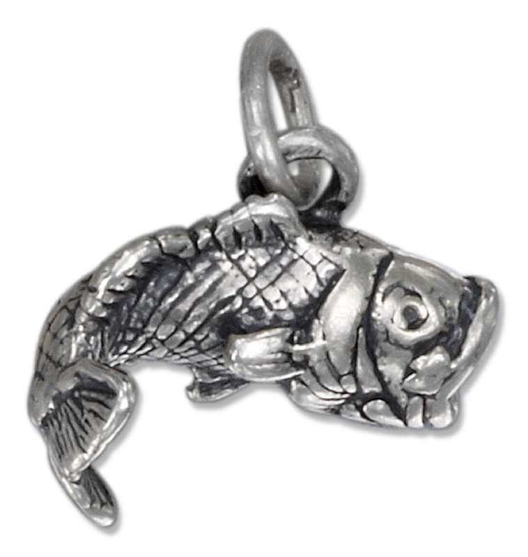 3D Big Mouth Bass Fish Charm 3D Big Mouth Bass Fish Charm