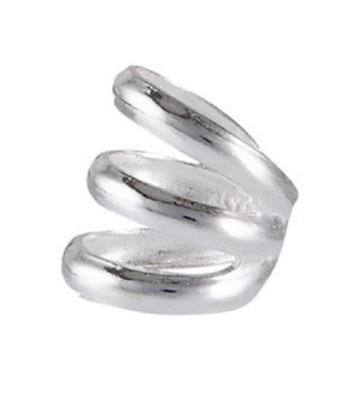 Nonpiercing 8mm Three 3 Band Row Upper Ear Ear Cuff Nonpiercing 8mm Three 3 Band Row Upper Ear Ear Cuff